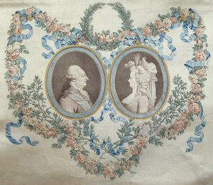Tapa de bombonera que representa a Luis XVI (1754-93) y María Antonieta (1752-93), c.1785 de Jean Francois Janinet